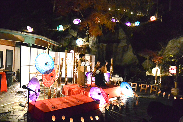 11月23日 「昇仙峡竹あかり」と「昇仙峡仙娥滝ライトアップ」イベントの写真3