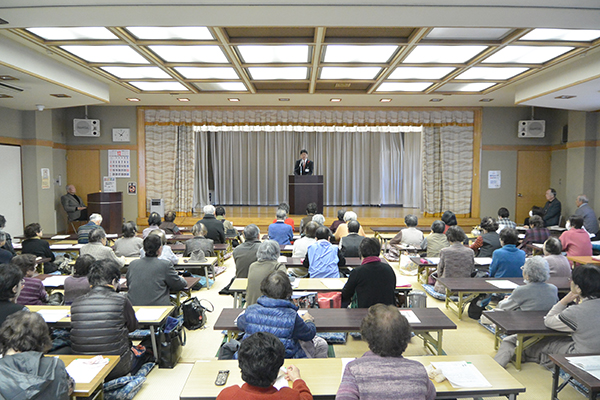 12月15日 石田高齢者学級学習会（甲府市出前講座）の写真1
