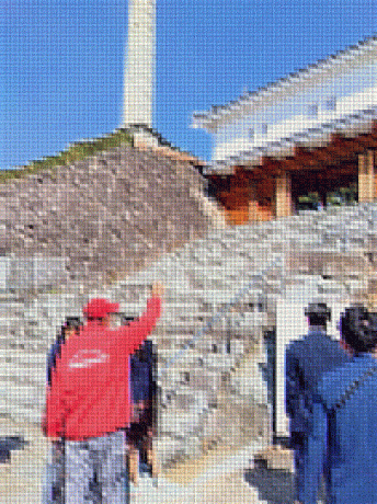 甲府城跡の見学