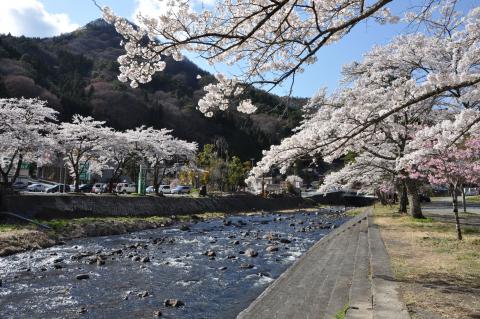 春の昇仙峡の風景