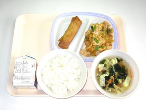 20190415給食メニュー