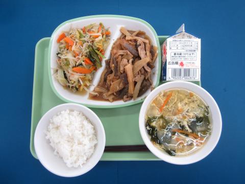 20201002給食メニュー