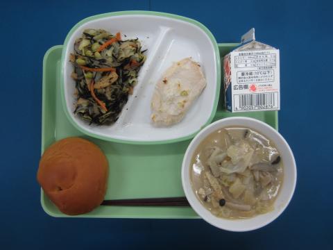20201023給食メニュー