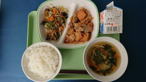 20201027給食メニュー