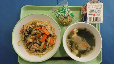 20201028給食メニュー