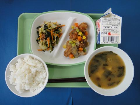 20201209給食メニュー