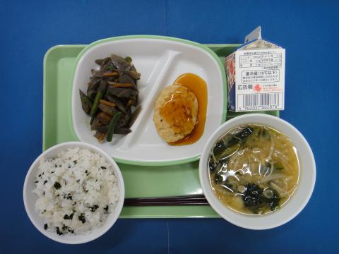 20201222給食メニュー