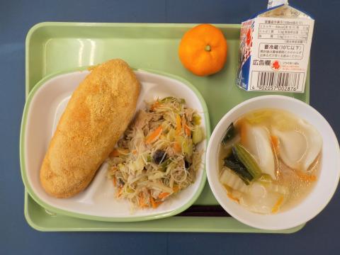20210114給食メニュー
