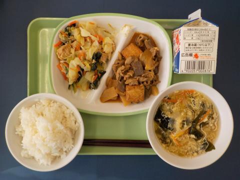 20210115給食メニュー