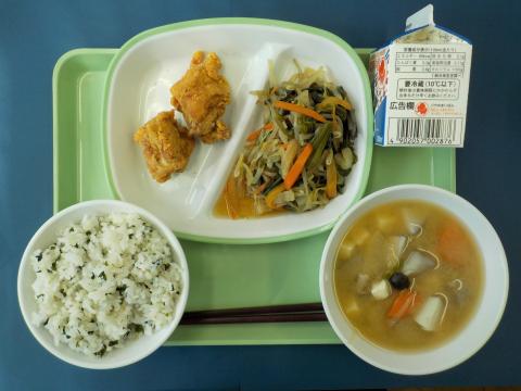 20210118給食メニュー