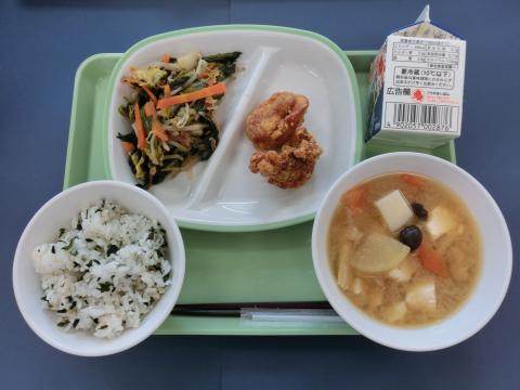 20210118給食メニュー