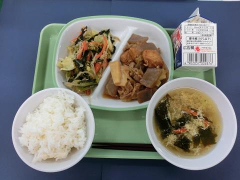 20210122給食メニュー