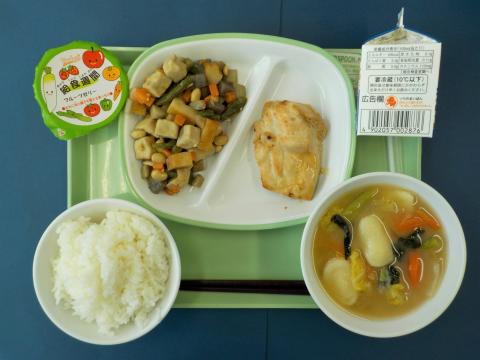 20210125給食メニュー