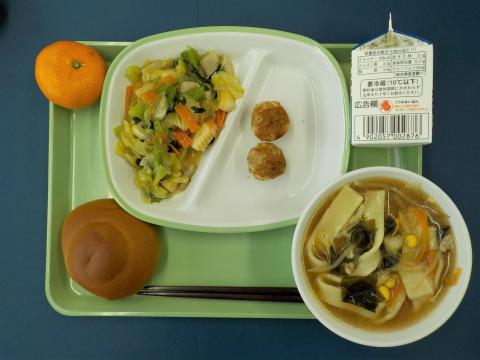 20210126給食メニュー