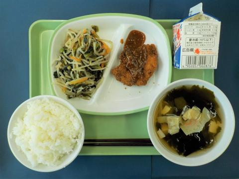 20210129給食メニュー