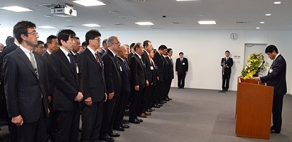 1月4日 平成29年 仕事始め式の写真1
