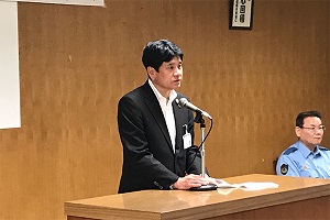 6月16日 平成29年度甲府警察署管内森林防犯協議会定期総会の写真1