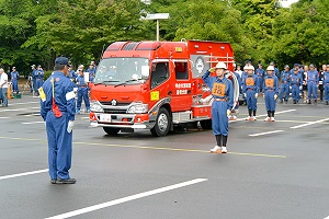 6月25日 第52回甲府市消防団員消防操法大会の写真3