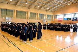 7月2日 第39回甲府市剣道選手権大会 開会式の写真2