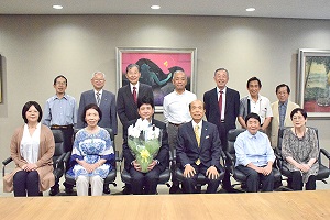 7月3日 愛知山梨県人会 市長表敬訪問の写真1