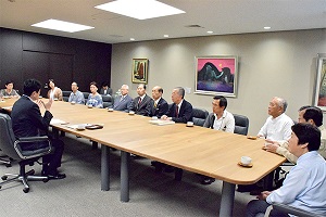 7月3日 愛知山梨県人会 市長表敬訪問の写真2