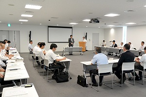 7月18日 甲府市水防協議会の写真1