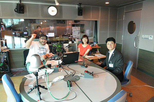 8月3日 YBS山梨放送「はみだししゃべくりラジオ キックス」出演の写真2