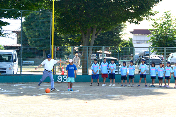 8月5日 第55回甲府市子どもクラブ中央球技大会 開会式の写真3