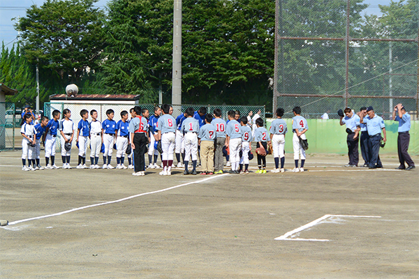 8月5日 第55回甲府市子どもクラブ中央球技大会 開会式の写真4