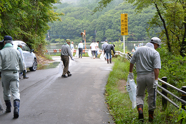 8月20日 丸山ため池及び後沢ため池クリーン作戦の写真3