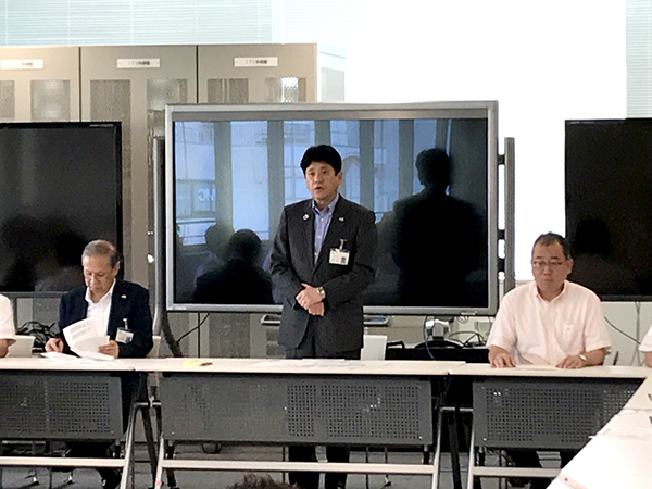 9月15日 臨時部長会議の写真1