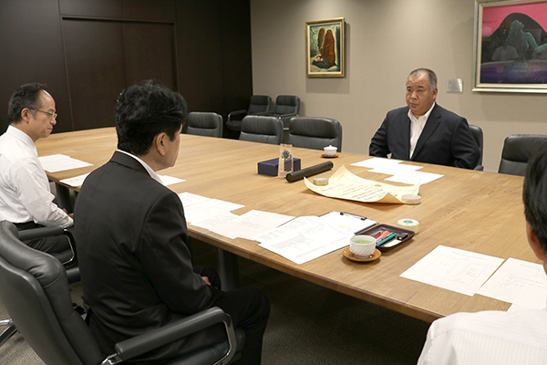 9月22日 防災功労者防災担当大臣表彰受賞報告式の写真2