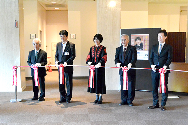 9月22日 山梨県立文学館「津島佑子展　いのちの声をさかのぼる」開会式及びレセプションの写真2