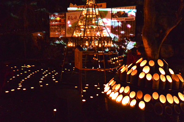 11月23日 「昇仙峡竹あかり」と「昇仙峡仙娥滝ライトアップ」イベントの写真4