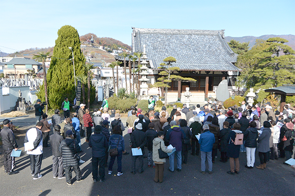 12月10日 『ふるさと「国母の由来」探訪』／『琢美地区の歴史探訪』の写真2