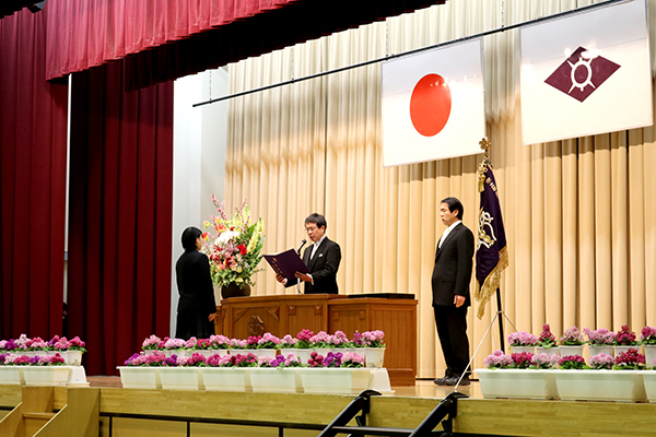 3月1日 甲府市立甲府商業高等学校 第115回卒業証書授与式の写真4