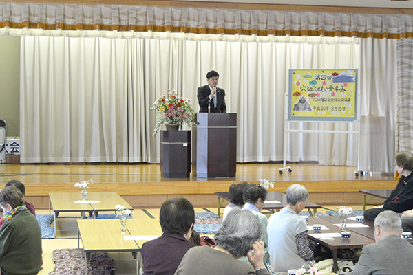 3月15日 穴切地区 高齢者ふれあい食事会の写真1