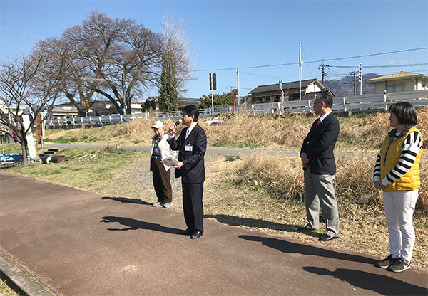 3月17日 穴切地区21世紀のまちづくり協議会主催歩け歩け大会の写真2