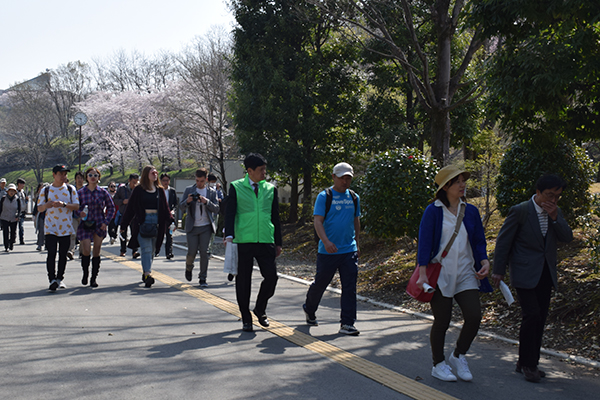 3月31日こうふ開府500年記念事業「なかみち私の地域歴史ハイク写真2