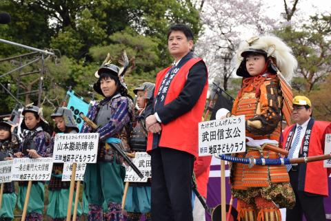 第44回信玄公祭り　子ども武者行列1