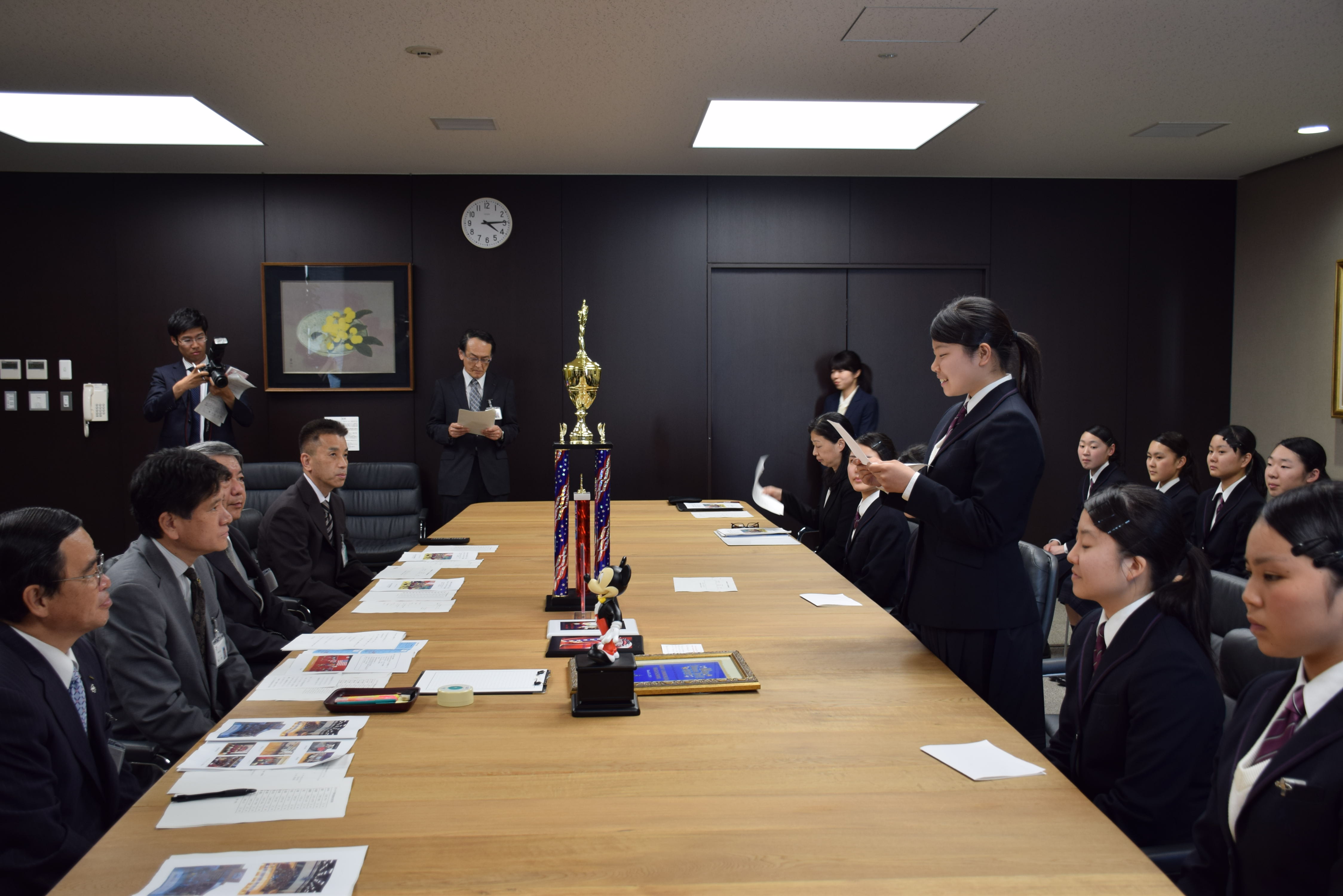 甲府商業高校ソングリーダー部　結果報告会