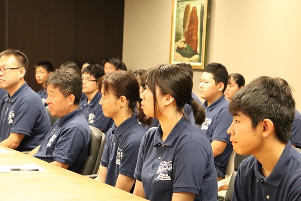 甲府市姉妹都市友好教育研修派遣団帰国報告会の写真2