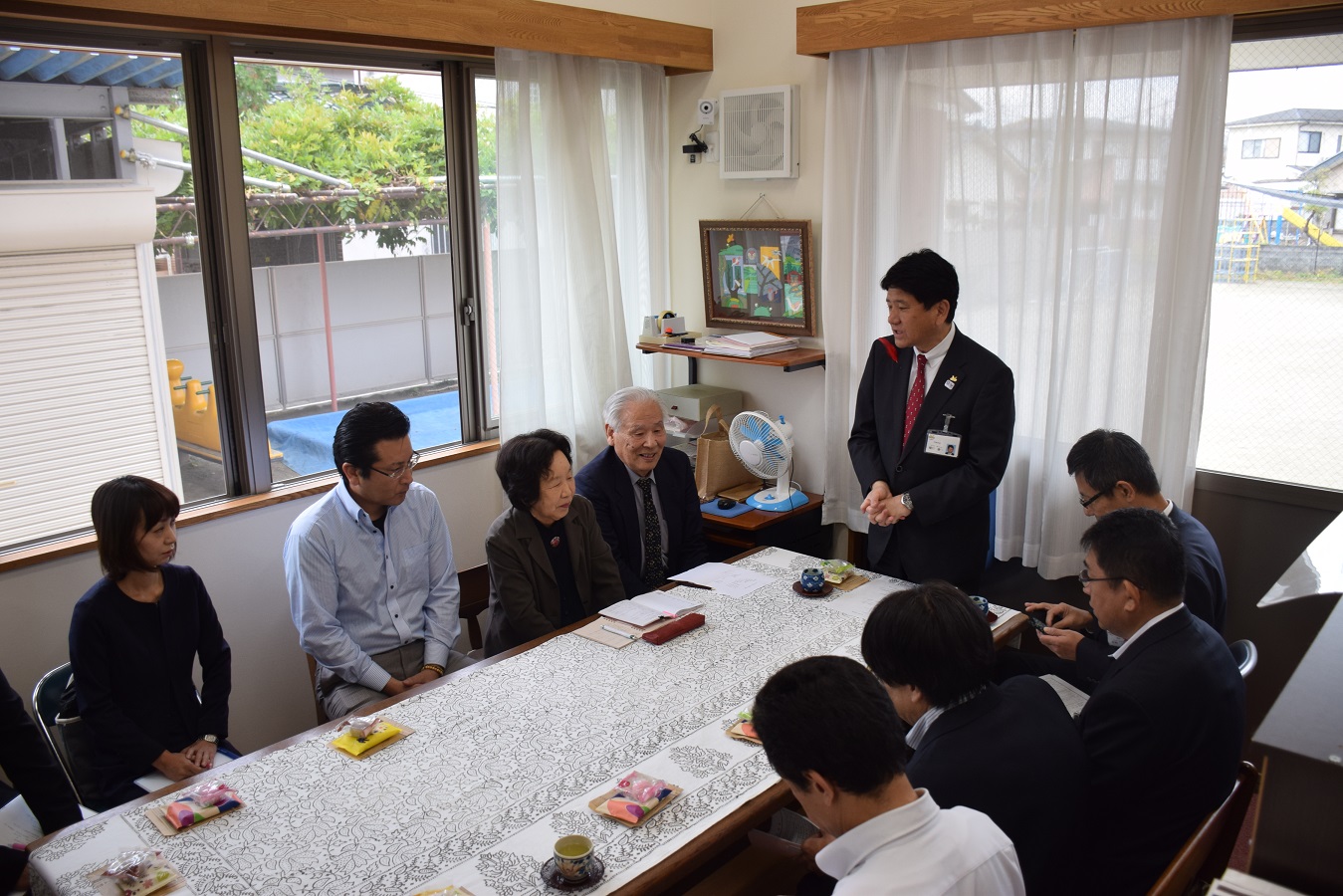 梅香学園慈光保育園訪問の写真1