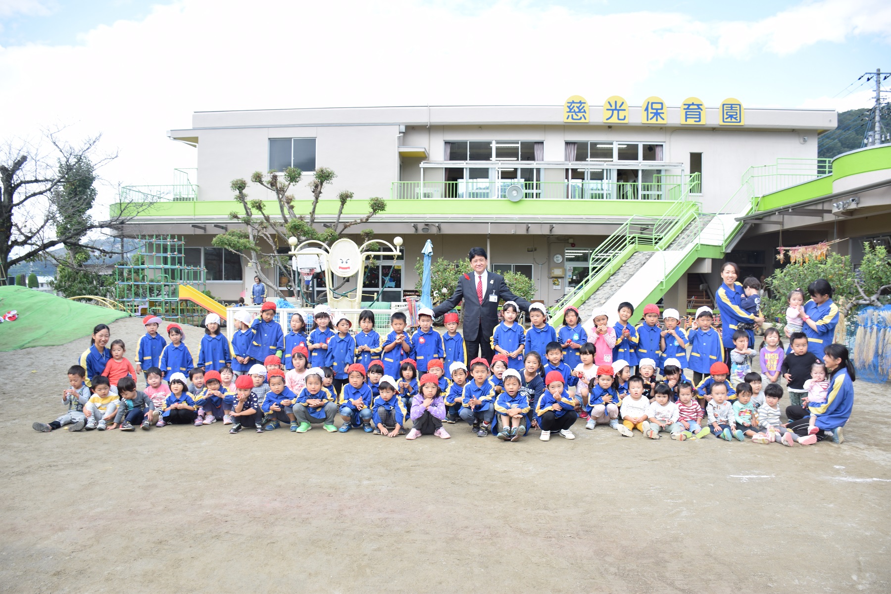 梅香学園慈光保育園訪問の写真3