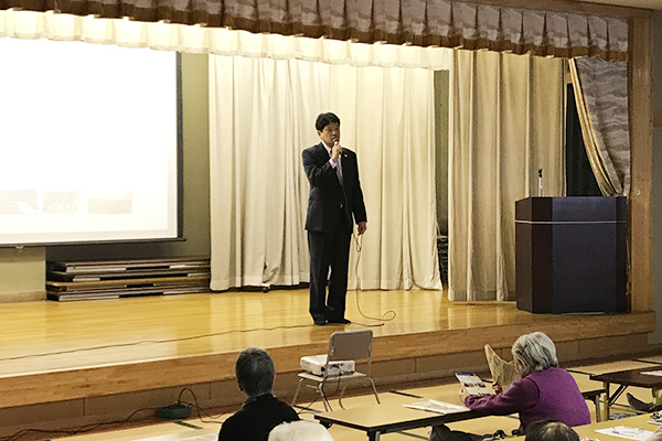 石田高齢者学級の学習会の写真1