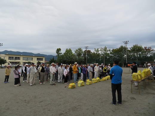 石田地区グラウンドゴルフ大会の写真1