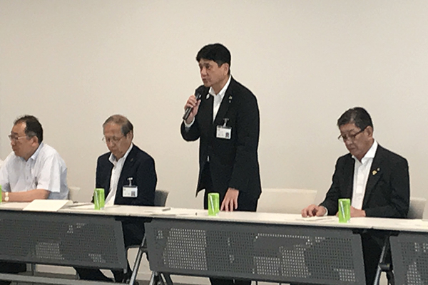 平成30年度甲府市自治会連合会との意見交換会の写真1