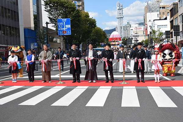 こうふ開府500年記念事業カウントダウンイベント100日前の写真2