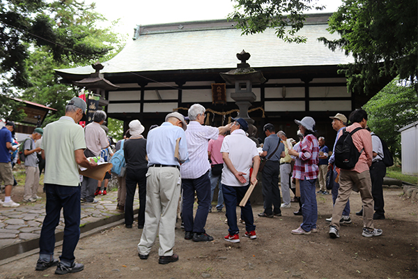 こうふ開府500年記念事業穴切地区飯田地域歴史探訪の写真4