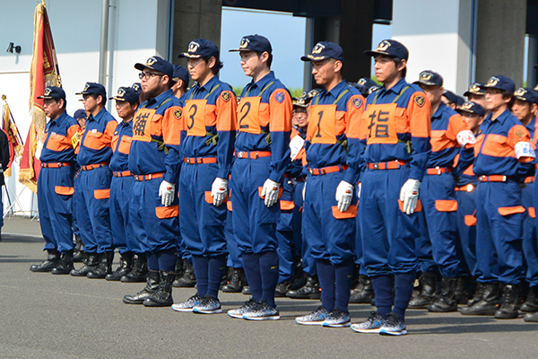 第50回山梨県消防団員操法大会の写真1